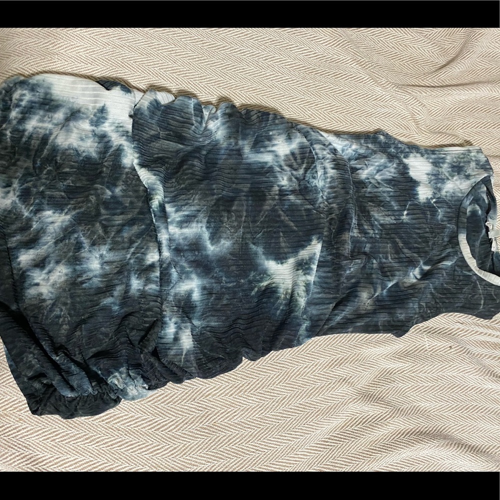 black, grey, white dress. size small.